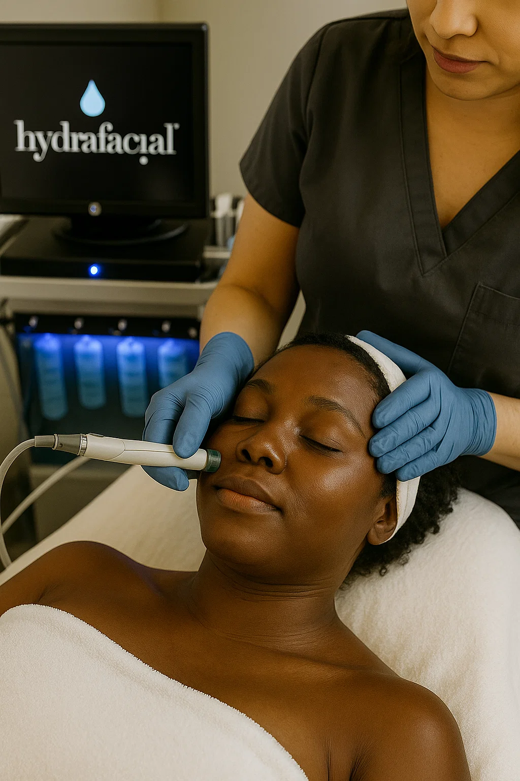 Soin du visage hydrafacial